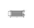 Chladi vzduchu intercooler AVA QUALITY COOLING ‐ AVA PEA4332