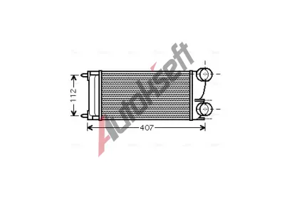 AVA QUALITY COOLING Chladi vzduchu intercooler AVA PEA4332, PEA4332