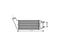Chladi vzduchu intercooler AVA QUALITY COOLING ‐ AVA PEA4341