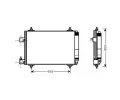 Kondenztor klimatizace AVA QUALITY COOLING ‐ AVA PEA5286D