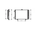 Kondenztor klimatizace AVA QUALITY COOLING ‐ AVA PEA5295D