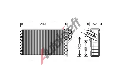 AVA QUALITY COOLING Vmnk tepla - vnitn vytpn AVA PEA6226, PEA6226