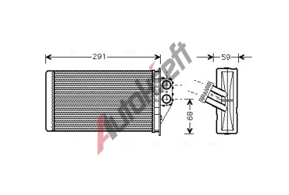 AVA QUALITY COOLING Vmnk tepla vnitnho vytpn AVA PEA6228, PEA6228