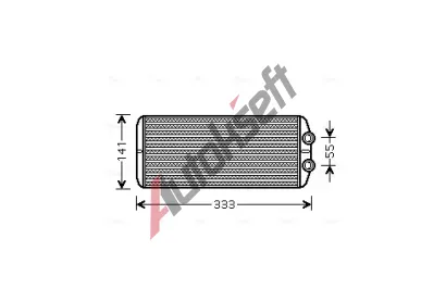 AVA QUALITY COOLING Vmnk tepla vnitnho vytpn AVA PEA6312, PEA6312