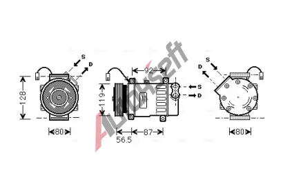 AVA QUALITY COOLING Kompresor klimatizace AVA PEAK036, PEAK036