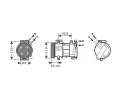 Kompresor klimatizace AVA QUALITY COOLING ‐ AVA PEAK315