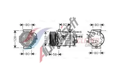 AVA QUALITY COOLING Kompresor klimatizace ** CLEVER FIT ** AVA PEAK320, PEAK320 AVA QUALITY COOLING Kompresor klimatizace ** CLEVER FIT ** AVA PEAK320, PEAK320