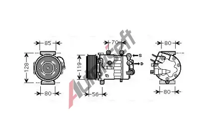 AVA QUALITY COOLING Kompresor klimatizace AVA PEAK322, PEAK322