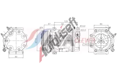 AVA QUALITY COOLING Kompresor klimatizace ** CLEVER FIT ** AVA PEAK442, PEAK442