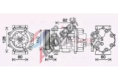 AVA Clever Choice Kompresor klimatizace AVA PEK415, PEK415 AVA Clever Choice Kompresor klimatizace AVA PEK415, PEK415