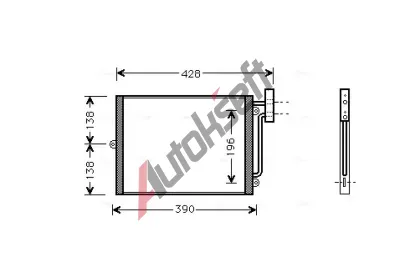 AVA QUALITY COOLING Kondenztor klimatizace AVA PRA5038, PRA5038
