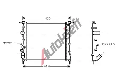 AVA QUALITY COOLING Chladi vody AVA RT2260, RT2260
