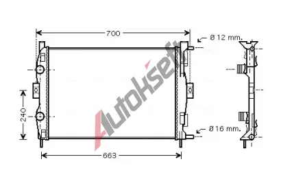 AVA QUALITY COOLING Chladi vody AVA RT2306, RT2306