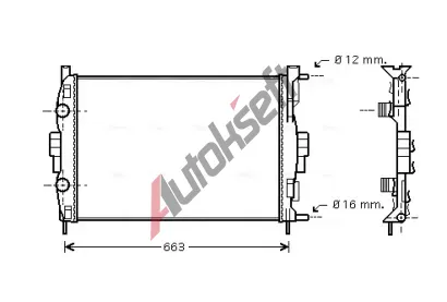 AVA QUALITY COOLING Chladi vody AVA RT2307, RT2307