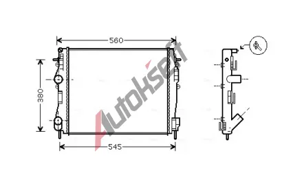 AVA QUALITY COOLING Chladi vody AVA RT2309, RT2309