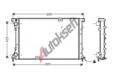 AVA QUALITY COOLING Chladi vody AVA RT2313, RT2313
