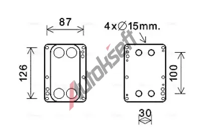 AVA QUALITY COOLING Chladi oleje AVA RT3631, RT3631