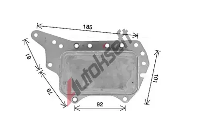 AVA QUALITY COOLING Chladi oleje AVA RT3657, RT3657