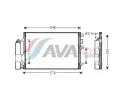 Kondenz�tor klimatizace&nbsp;AVA Clever Choice&nbsp;&dash;&nbsp;AVA RT5376D