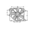 Vtrk chlazen motoru AVA QUALITY COOLING ‐ AVA RT7541