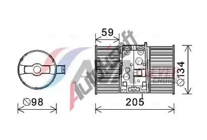 AVA QUALITY COOLING Vnit�n� ventil�tor AVA RT8586, RT8586