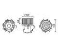 Vnitn ventiltor AVA QUALITY COOLING ‐ AVA RT8599