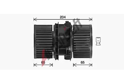 AVA QUALITY COOLING Vnitn ventiltor AVA RT8666, RT8666