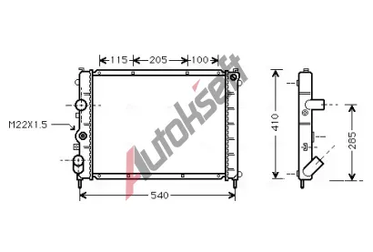 AVA QUALITY COOLING Chladi vody AVA RTA2231, RTA2231