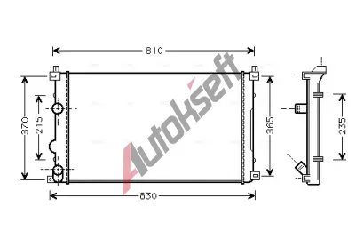 AVA QUALITY COOLING Chladi vody AVA RTA2322, RTA2322