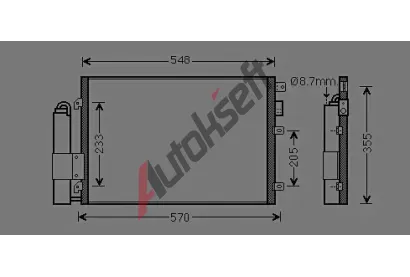 AVA QUALITY COOLING Kondenztor klimatizace AVA RTA5275D, RTA5275D