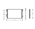 Kondenztor klimatizace AVA QUALITY COOLING ‐ AVA RTA5366