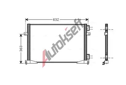 AVA QUALITY COOLING Kondenztor klimatizace AVA RTA5391, RTA5391