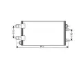 Kondenztor klimatizace AVA QUALITY COOLING ‐ AVA RTA5443