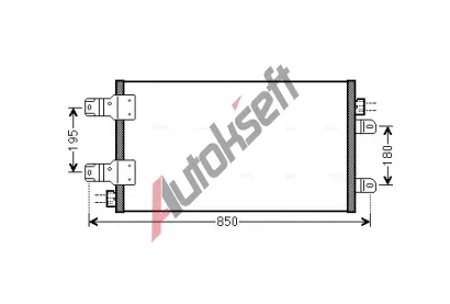 AVA QUALITY COOLING Kondenztor klimatizace AVA RTA5443, RTA5443