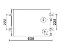 Kondenztor klimatizace AVA QUALITY COOLING ‐ AVA RTA5467D