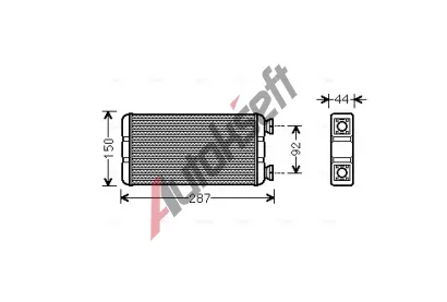 AVA QUALITY COOLING Vmnk tepla vnitnho vytpn AVA RTA6457, RTA6457