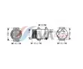 AVA QUALITY COOLING Kompresor klimatizace ** CLEVER FIT ** ‐ AVA RTAK383