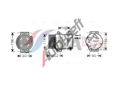 AVA QUALITY COOLING Kompresor klimatizace ** CLEVER FIT ** AVA RTAK383, RTAK383