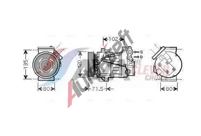 AVA QUALITY COOLING Kompresor klimatizace ** CLEVER FIT ** AVA RTAK393, RTAK393
