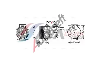 AVA QUALITY COOLING Kompresor klimatizace ** CLEVER FIT ** AVA RTAK429, RTAK429