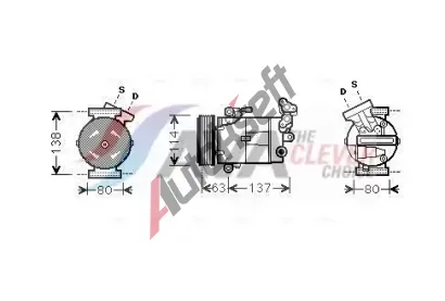 AVA QUALITY COOLING Kompresor klimatizace ** CLEVER FIT ** AVA RTAK437, RTAK437 AVA QUALITY COOLING Kompresor klimatizace ** CLEVER FIT ** AVA RTAK437, RTAK437