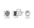 Kompresor klimatizace AVA QUALITY COOLING ‐ AVA RTAK440