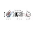 Kompresor klimatizace AVA QUALITY COOLING ‐ AVA RTAK452