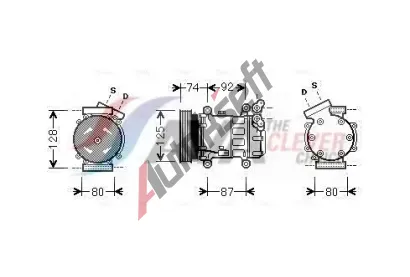 AVA QUALITY COOLING Kompresor klimatizace ** CLEVER FIT ** AVA RTAK452, RTAK452