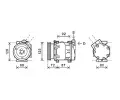 Kompresor klimatizace&nbsp;AVA QUALITY COOLING&nbsp;&dash;&nbsp;AVA RTAK479