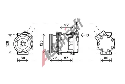 AVA QUALITY COOLING Kompresor klimatizace AVA RTAK479, RTAK479 AVA QUALITY COOLING Kompresor klimatizace AVA RTAK479, RTAK479
