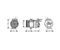 Kompresor klimatizace AVA QUALITY COOLING ‐ AVA RTAK486