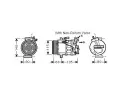 Kompresor klimatizace AVA QUALITY COOLING ‐ AVA RTAK487