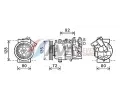 Kompresor klimatizace AVA QUALITY COOLING ‐ AVA RTAK489