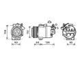 Kompresor klimatizace AVA QUALITY COOLING ‐ AVA RTAK565